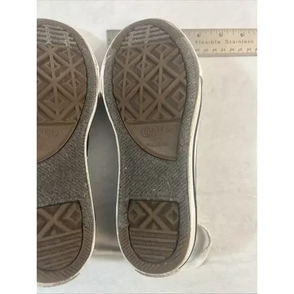 Converse All Star Chuck Taylor Youth US 1 / UK 13.5 Black Low‑Top Sneakers Shoes - Picture 10 of 16